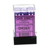 DND Dice Set-Chessex D&D Dice-12mm Opaque Purple and White Plastic