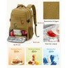 RAINSMORE Mochilas para Hombre con Lonchera Mochila para Laptop 16