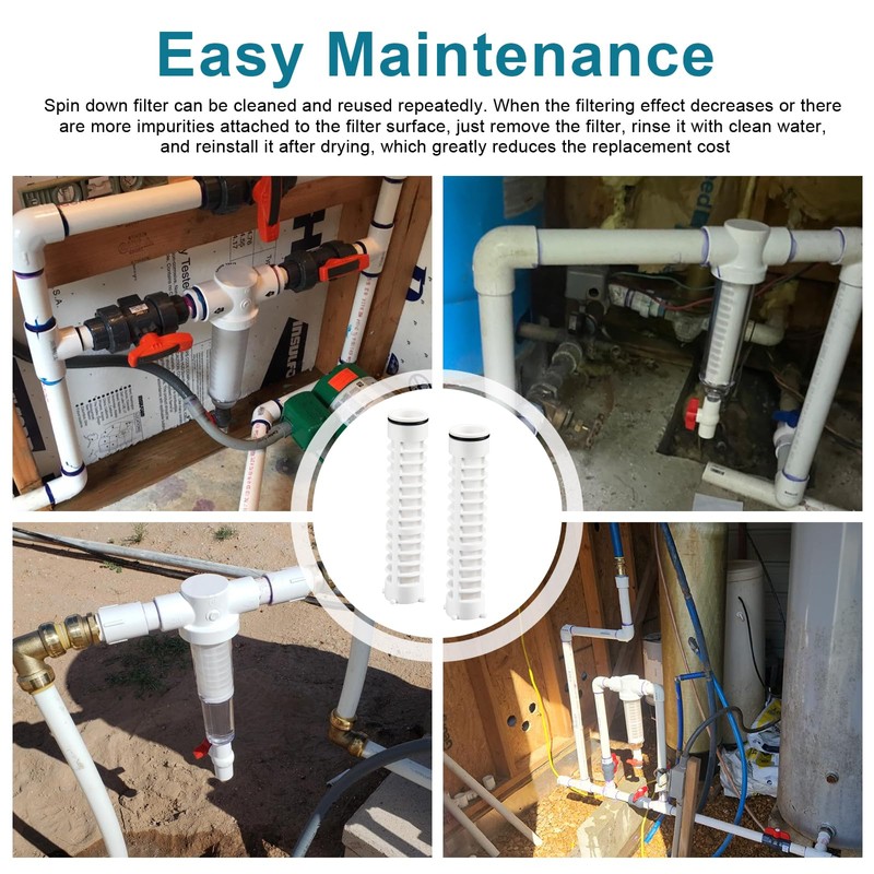 1-1/2" 100 Mesh Spin Down Filter Screen Replacement Rusco Vu