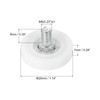 PATIKIL 29 mm Drawer Castors, Pack of 6 Plastic Drawer