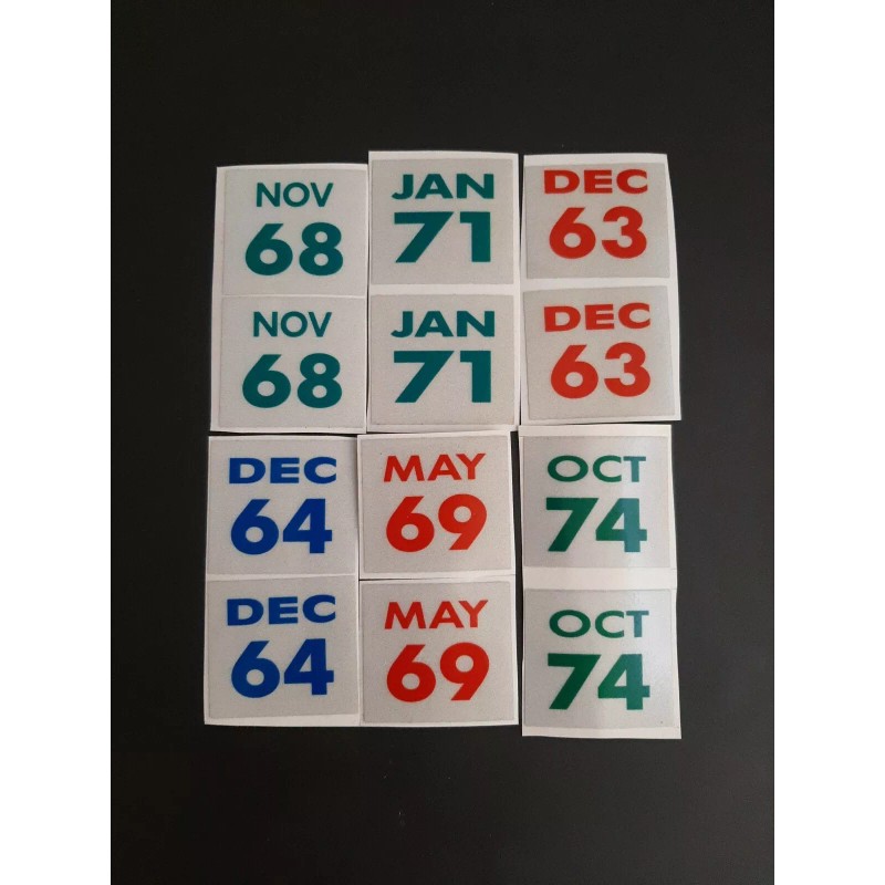 2 Connecticut License Plates. YOM Expiration Stickers.$18. PER PAIR.