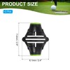 PATIKIL 2 Pcs Golf Ball Marker Stencil 360 Degree Triple