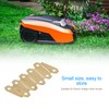 30pcs Robotic Lawnmower Blades Titanium Sturdy Practical Robot Mower Blades