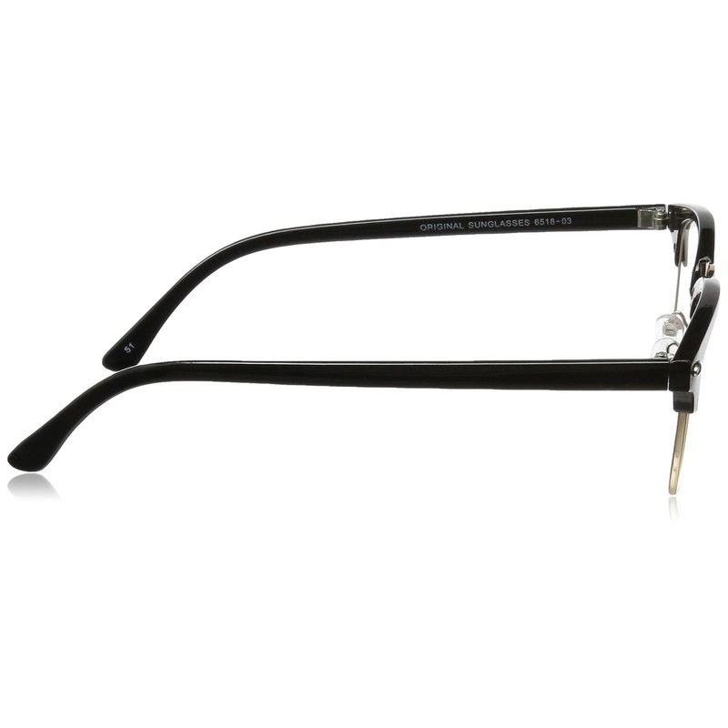 Fashion Glass 6518 Men's Sunglasses, black (smoke)