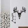 Deer Skull Wall Mount & Bow Rack – Iron Archery