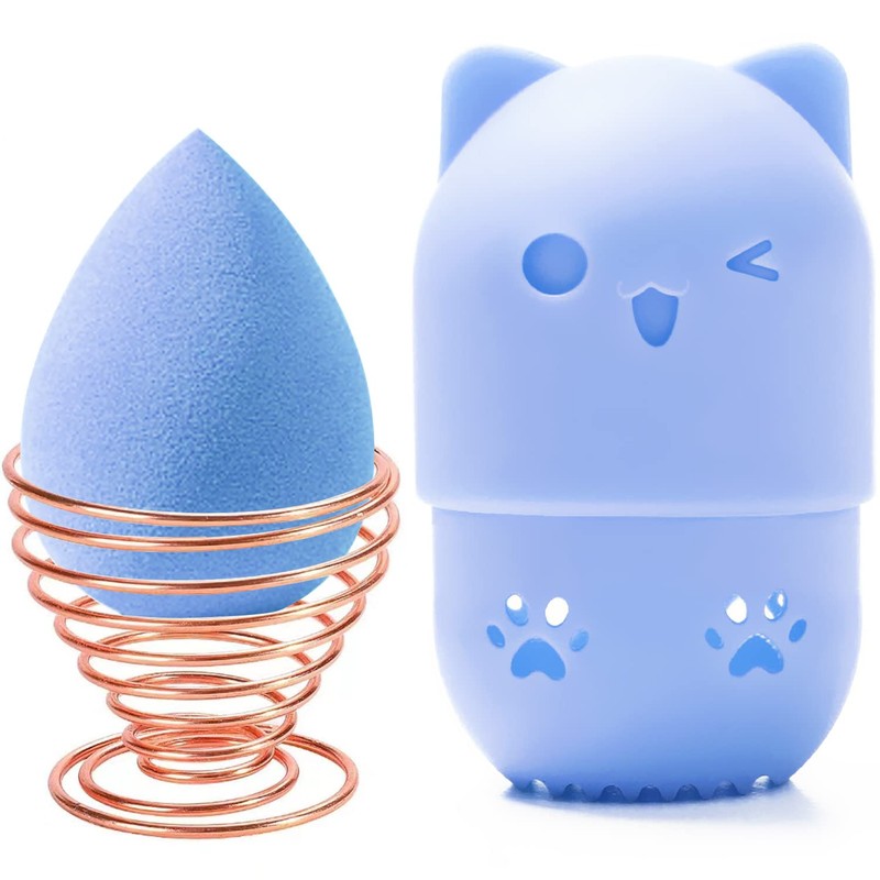 Makeup Sponge Holder, Beauty Sponge Holder + Makeup Blender Travel