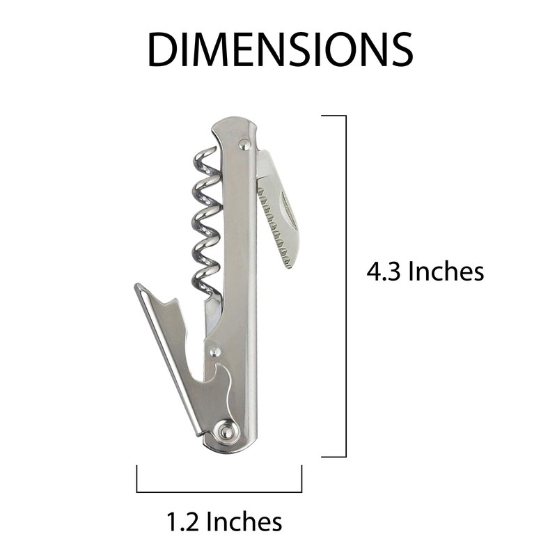 Fantes Classic Waiter’s Corkscrew, Made in Italy, The Italian Market