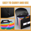 Operitacx Accordion File Organizer with Handle Expanding File Folder for