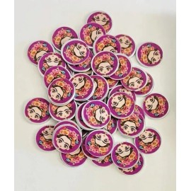 Unbranded 50 Loteria Magnetic Chips La Frida Fichas De Loteria