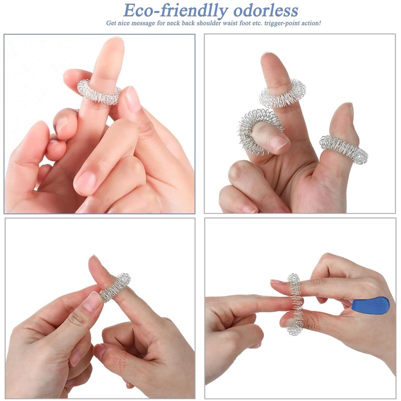 Pack of 10 Skills, 4 Rings, 4 Clips, 2 Hedgehog