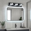 Joossnwell Crystal Bathroom Vanity Lights Black Bathroom Light Fixtures Over