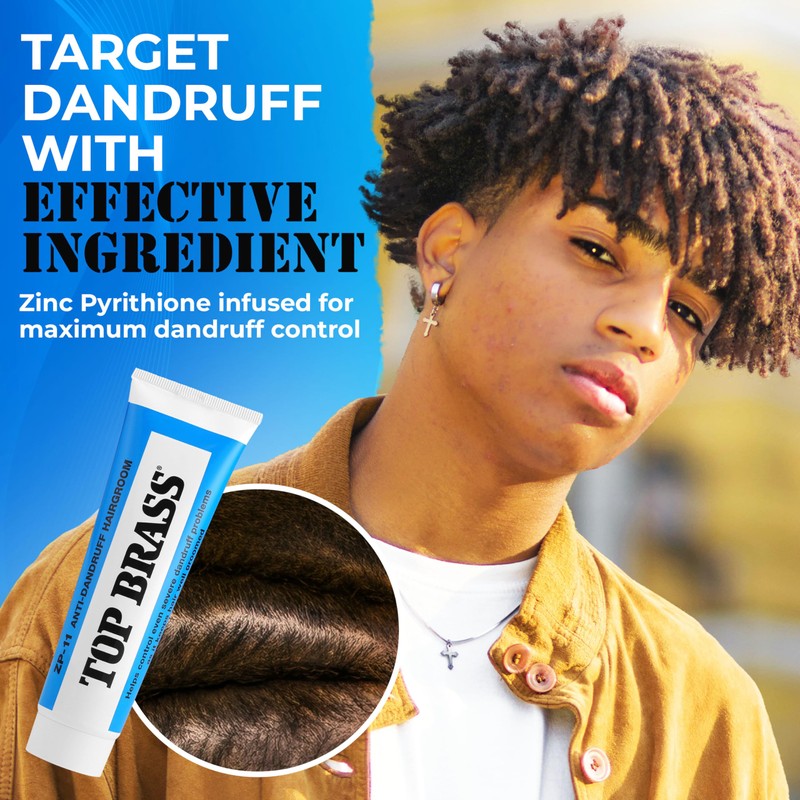 Top Brass Anti Dandruff Hair Cream for Men & Women