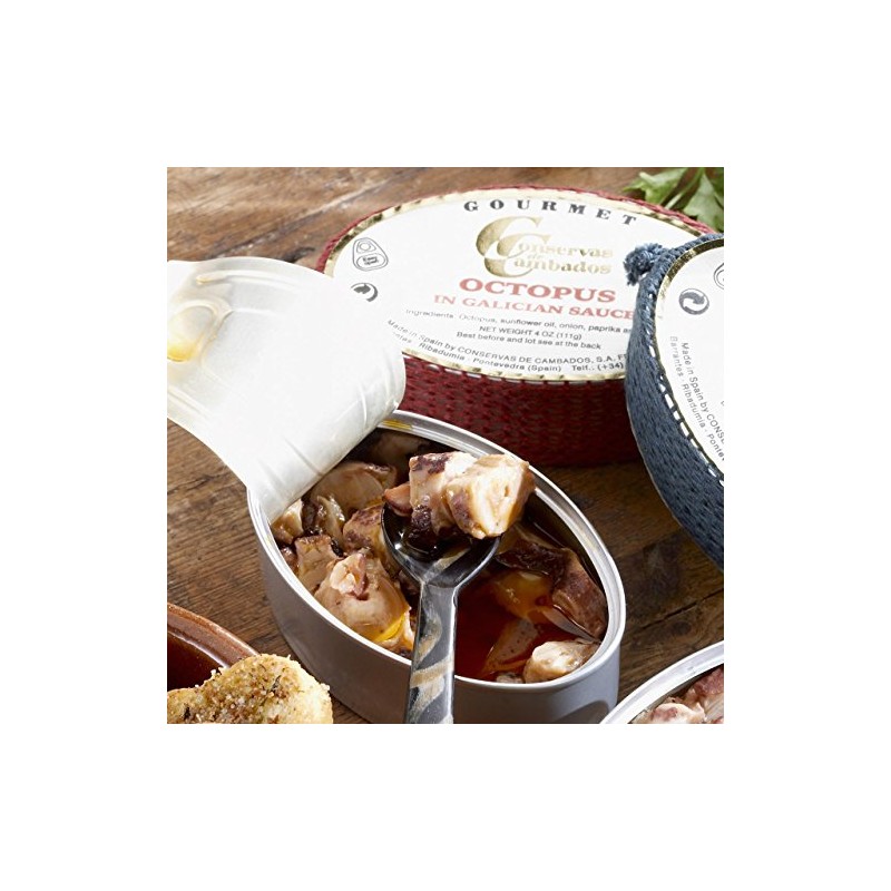 Conservas de Cambados Octopus in Salsa Gallega (4 oz/111 g