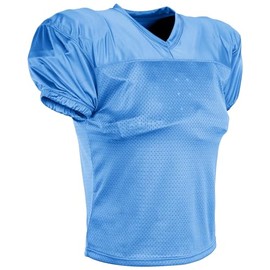 Champro Men's Preseason Practice Mesh Football Jersey, Light Blue, Large