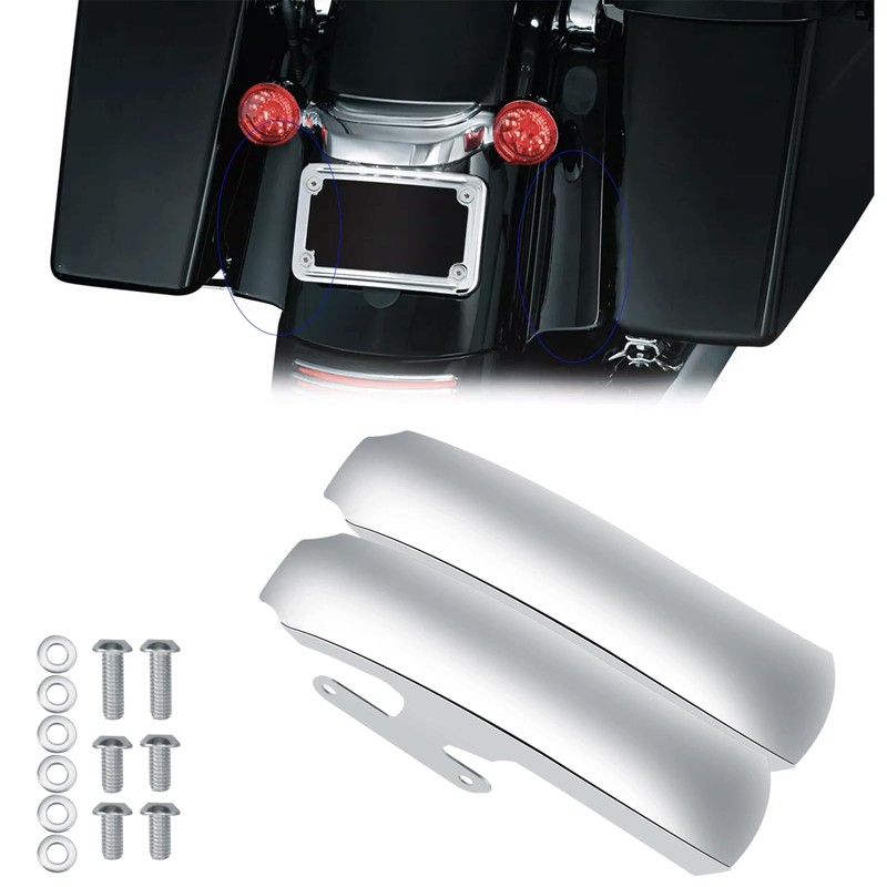 VPZMT Rear Fender Gap Filler Panels Strips Fits for 2009-2013