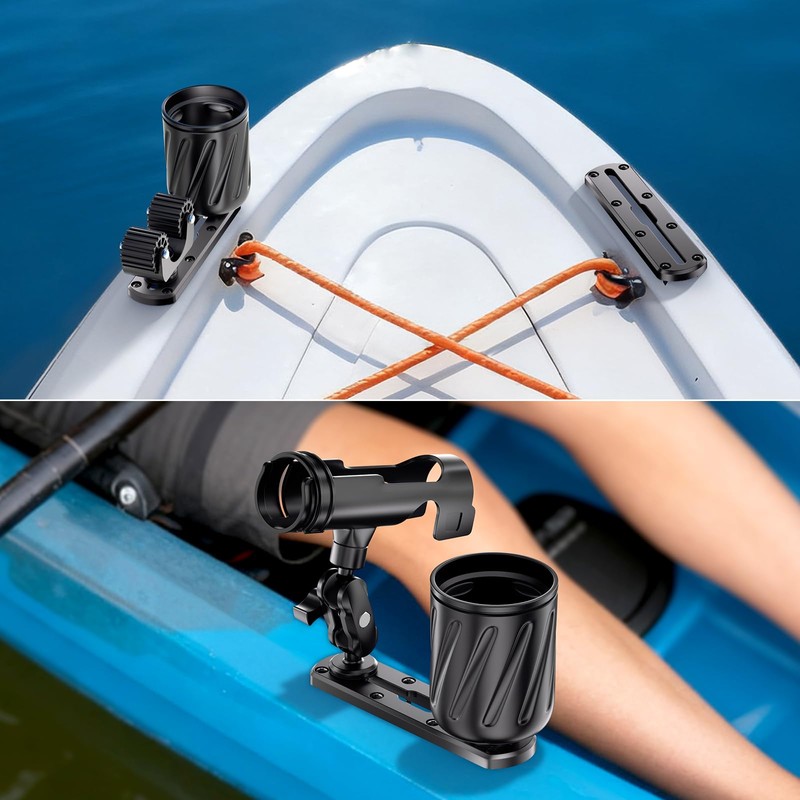 VAZESWIN 2 PCS 7" Kayak Track Mount, Low Profile Kayak