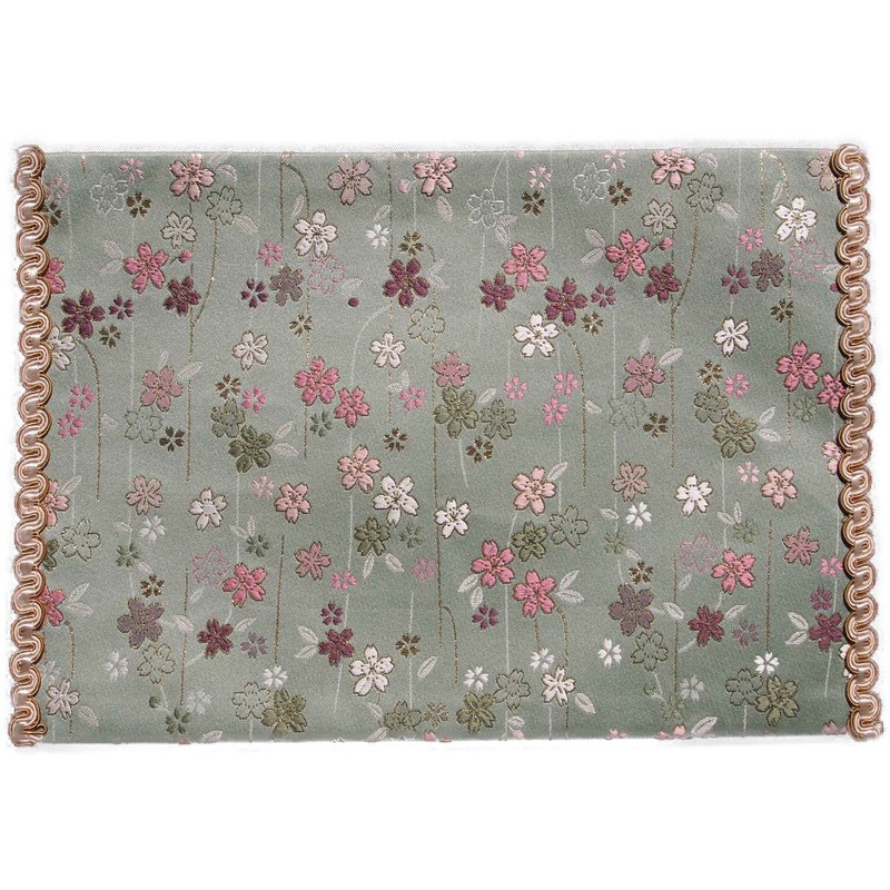 Ishindou Fireproof and Flame-retardant Buddhist Altar Mat, Sakura Pattern, Misakura