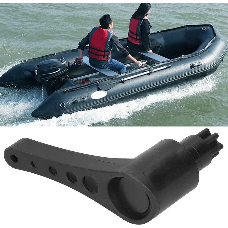 HERCHR Kayak Rudder, 2pcs PVC Kayak Rudder Steering Control Handle