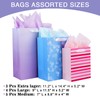 12 Pack Gift Bags Assorted Sizes and Designs, Gift Bags