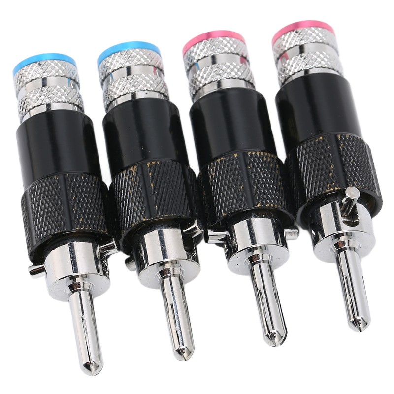 Preffair Banana Plugs HIFI Banana Speaker Plug Connectors for 10mm