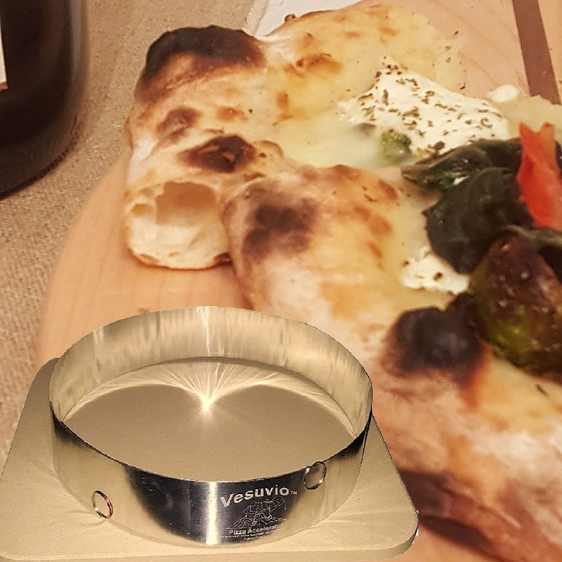 Vesuvio Pizza Accelerator Ring - Faster Better Pizza with just