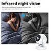 2K Indoor Security Camera, 2.4GHz Wi Fi Camera, 360° Baby