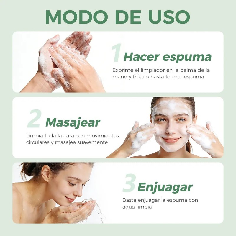Limpiador Facial Crema Limpiadora Hidratante Anti-grasa