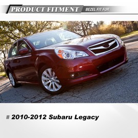 AUTOWIKI Fog Lights Cover for 2010 2011 2012 Subaru Legacy OEM Replacement Fog Lamps Bezel for 11-12 Subaru Legacy Passenger Right Side Only