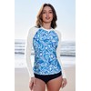 BesserBay Lady Summer Uv Swimming UPF Rashguard Sun Protective Sunblock