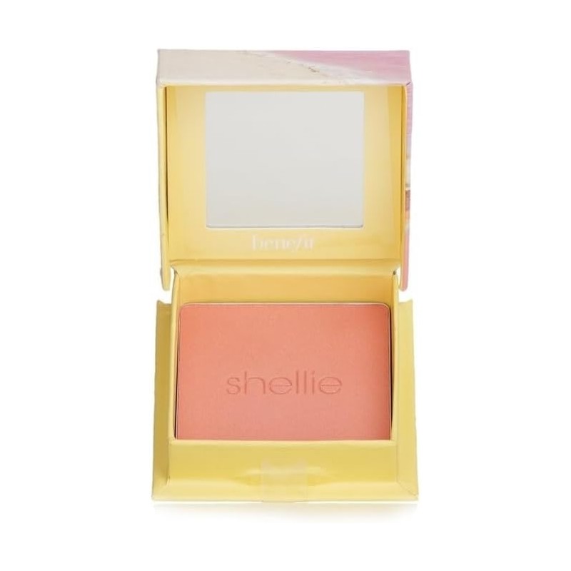 Benefit Shellie Warm Seashell-Pink Blush Mini, 0.21 Ounce