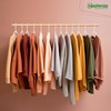 NEATERIZE Clothes Hangers Plastic 100 Pack For Adults - Plastic