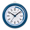 Bulova Clocks Model C4882 Shower Mate, Small, Blue and White