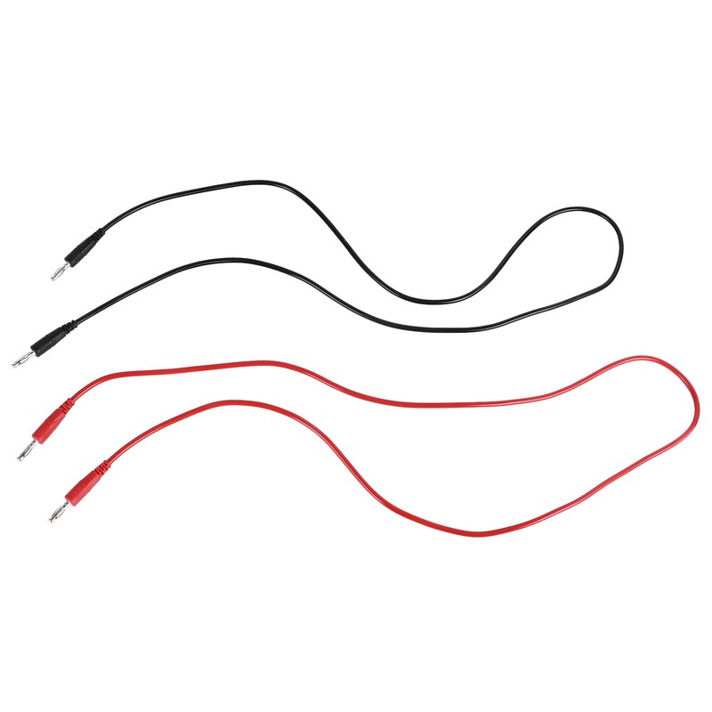 4mm Dual Banana Plug Test Leads with Repair Testing Hooks