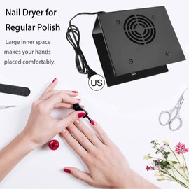 LXIANGN Nail Dryer for Gel and Regular Polish,Professional 300W Nail Polish Dryer Nail Fan Dryer Blower with Hot and Cool Air for Manicure Nail Art Salon