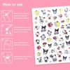 141 PCS Cute Kawaii Y2K Nail Art Stickers - Slime