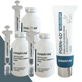 Derma Firm Lifting Ampoule Collagen Peptide PDRN Shot 30ml 3 bottles + 1 cream / 더마펌 리프팅 앰플 콜라겐 펩타이드 PDRN샷 30ml 본품3병+크림1개