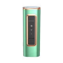 PAKISS Ice Cooling Hair Removal Device, 3-5 Energy Levels, Skin Rejuvenation, USA 2-3 Day Fast Deliverycolor: Light green