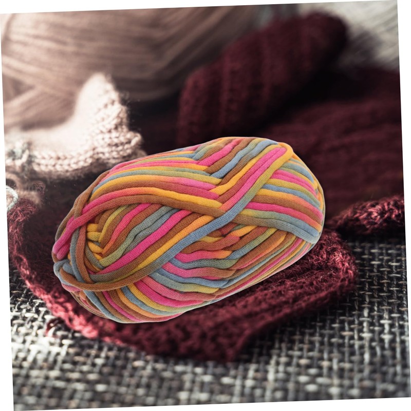 Tofficu Rainbow T Shirt Yarn for Beginners Soft Chunky Yarn