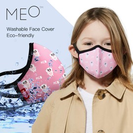 Meo Kids Face Mask - Reusable and Washable Face Mask, Breathable and Comfortable for Kids, Replaceable Filter (Sheep)