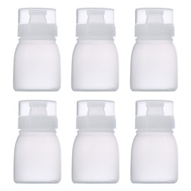 RAMFIYN Condiment Porous Squeeze Bottles, Small Salad Dressing & Sauce Container, Multi-nozzle Bottle - 6 pcs, 6oz, 5 nozzles