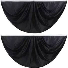 3X6 USA BLACK BUNTING FLAG BANNER HEAVY DUTY 600D W/ 3 GROMMETS