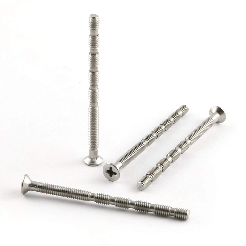 PZRT 4 Set Door Handle Hardware Lever Handle Screws Connecting