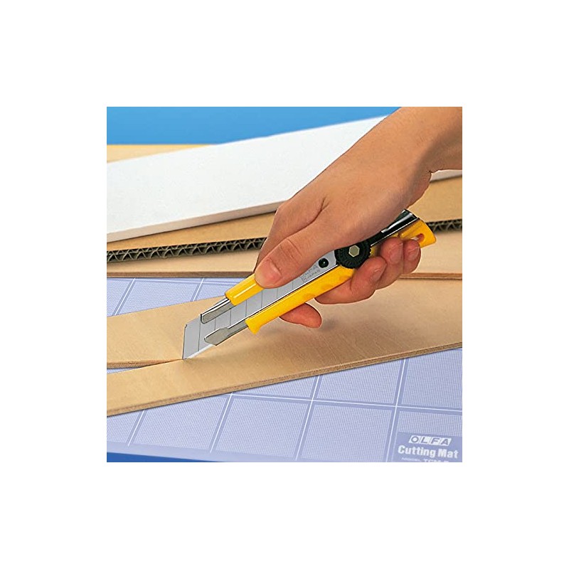 OLFA 5003 L-1 18mm Ratchet-Lock Heavy-Duty Utility Knife (3)