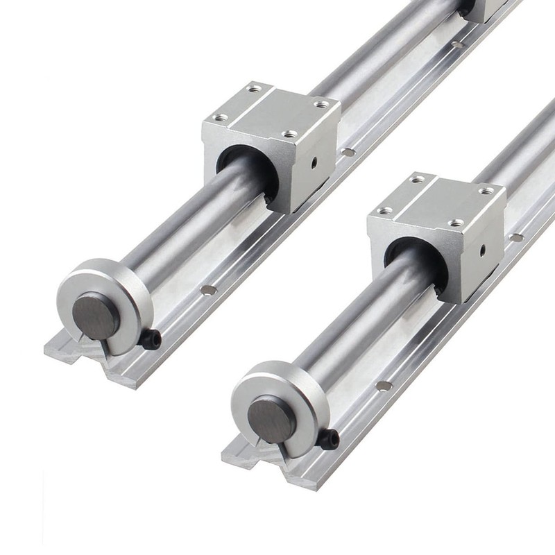 CNCYEAH 4 x Fixed Ring SBR25 Linear Rail Stopper for