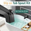 Tub Spout with Diverter, Slip-On Tub Spout, Bathroom Bathtub Faucet