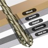New Four-Flute Sawtooth Eccentric Drill Bit,Four Edged Serrated Eccentric Drill,Flute