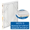 Compatible/Replacement Pleated MERV 8 Filters for HVAC and Pre-filters for