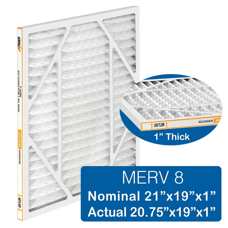 Compatible/Replacement Pleated MERV 8 Filters for HVAC and Pre-filters for