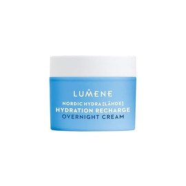 LUMENE Nordic Hydra [LÄHDE] Hydration Recharge Overnight Cream with Hyaluronic Acid and Oat Pre & Postbiotics, Vegan 50 ml