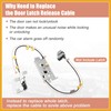Partuto 2 Pcs Door Latch Release Cable for Ford F150